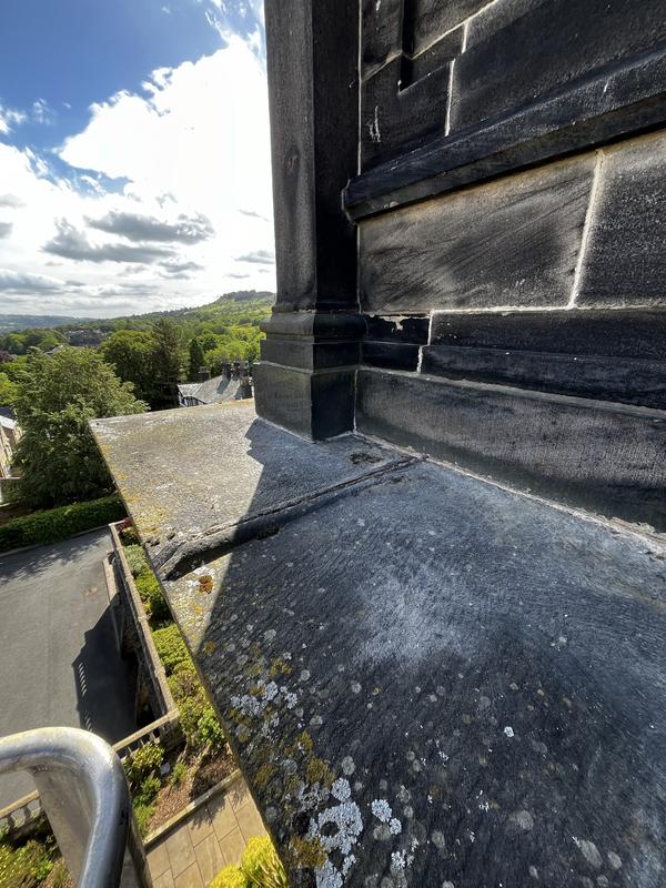 Before: Heritage lime repointing, Wells House, Ilkley